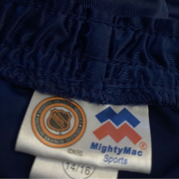 Montreal Canadiens Official NHL Shiny Track Pants Button Ankle L Y14/16 Sports - Picture 3 of 11